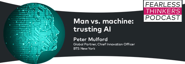 Man vs. machine: trusting AI
